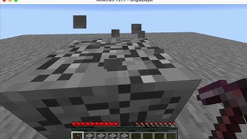 Day 11 of mining 1 layer of a chunk until I reach 1k subs