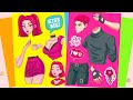 MIRA &amp; ABBY Saja Boy Kpop Demon Hunter ASMR Sticker Book Decorating