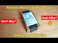 Redmi Note 10 Pro Max Unboxing & Review🔥Best Phone under 20k??
