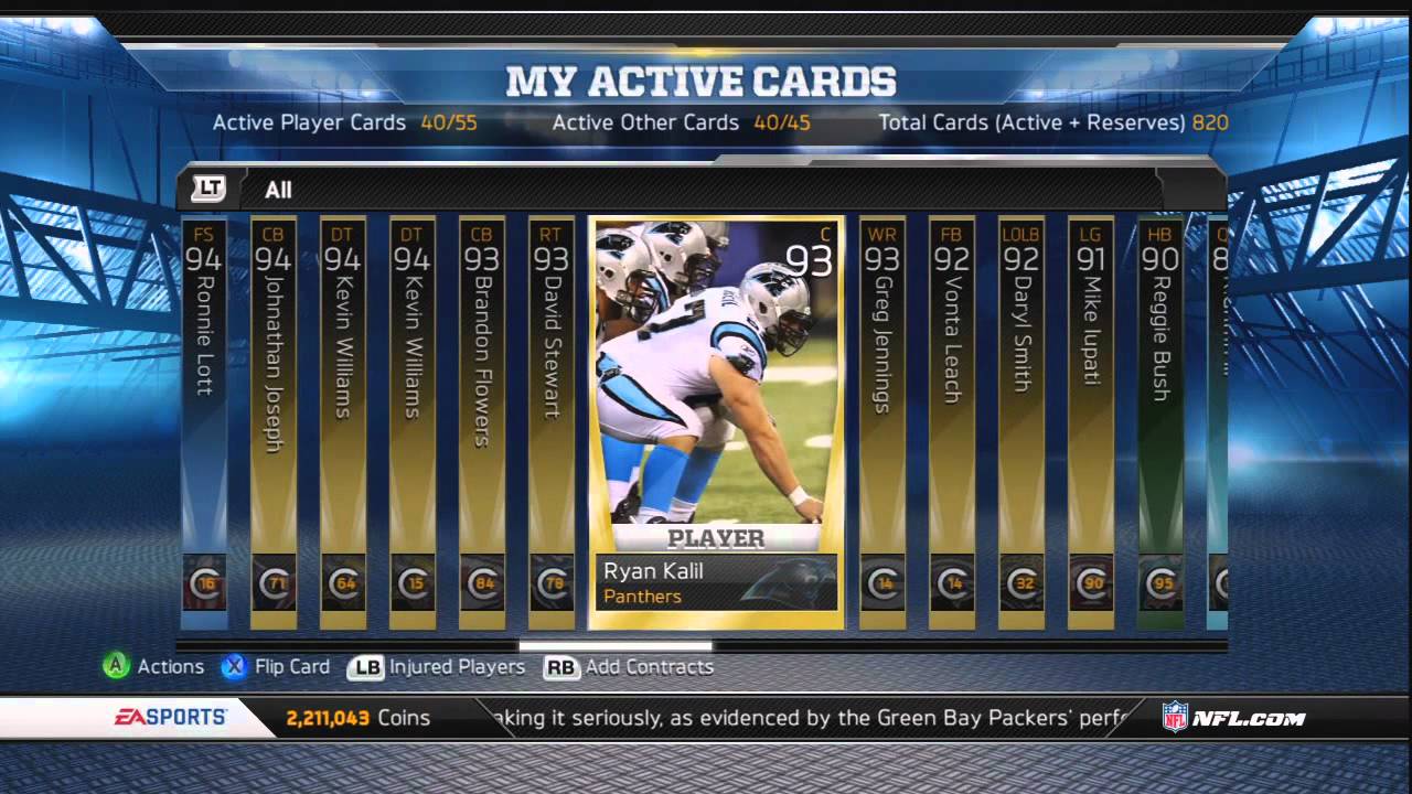 Madden 13 Ultimate Team: 2,000,000 Coins!