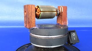 Universal DC motor 2000 rpm from Magnets generator