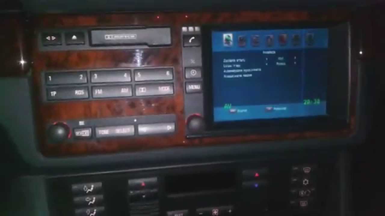 BMW E39 TUNER TV DVBT STEREO BM24 YouTube