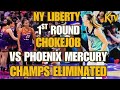 SABRINA IONESCU New York Liberty just CHOKED and lost 1st round vs Phoenix Mercury WOW EMBARRASSING