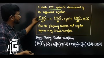 Impulse response using Fourier Transform | Unit 3 | Signals and Systems in Tamil | EC3354