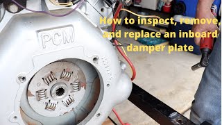 How to Inspect and Replace a Damper Plate | Inboard Boat Repair