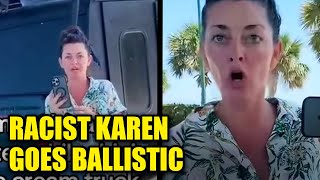 WATCH: Racist Karen Targets Black Ice Cream Truck Driver