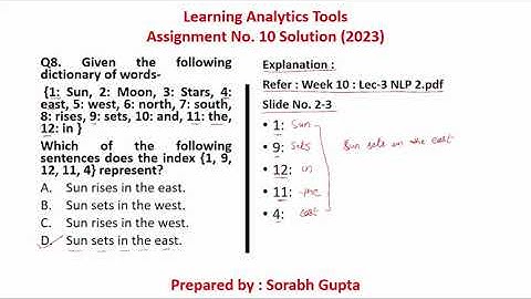 NPTEL-Learning Analytics Tools- Assignment 10 Solution (2023)
