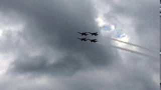 F-18s flying in formation