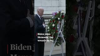 Watch: Biden Joins Memorial Day Wreath-Laying Ceremony #Shorts