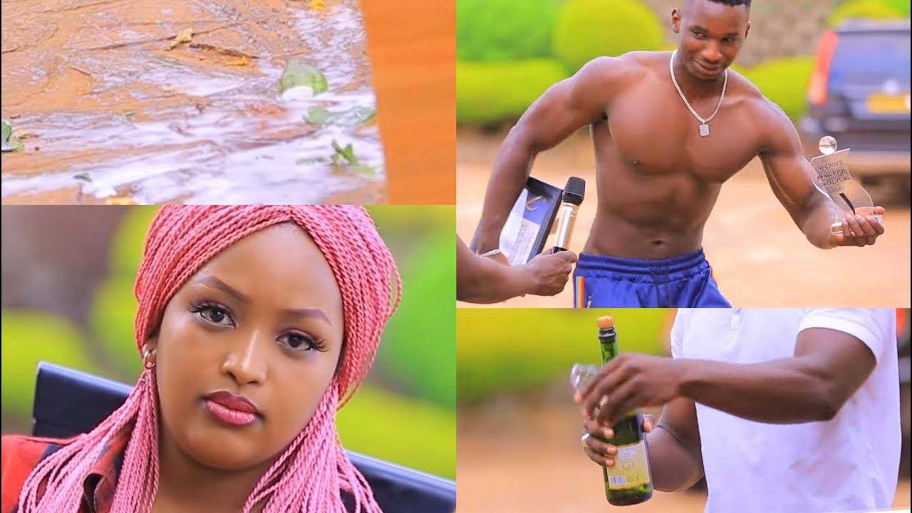 Rutambi aje guserebura ibikombe  yatsindiye champagne irameneka||ateruye Gaga adundahasi arimanukira