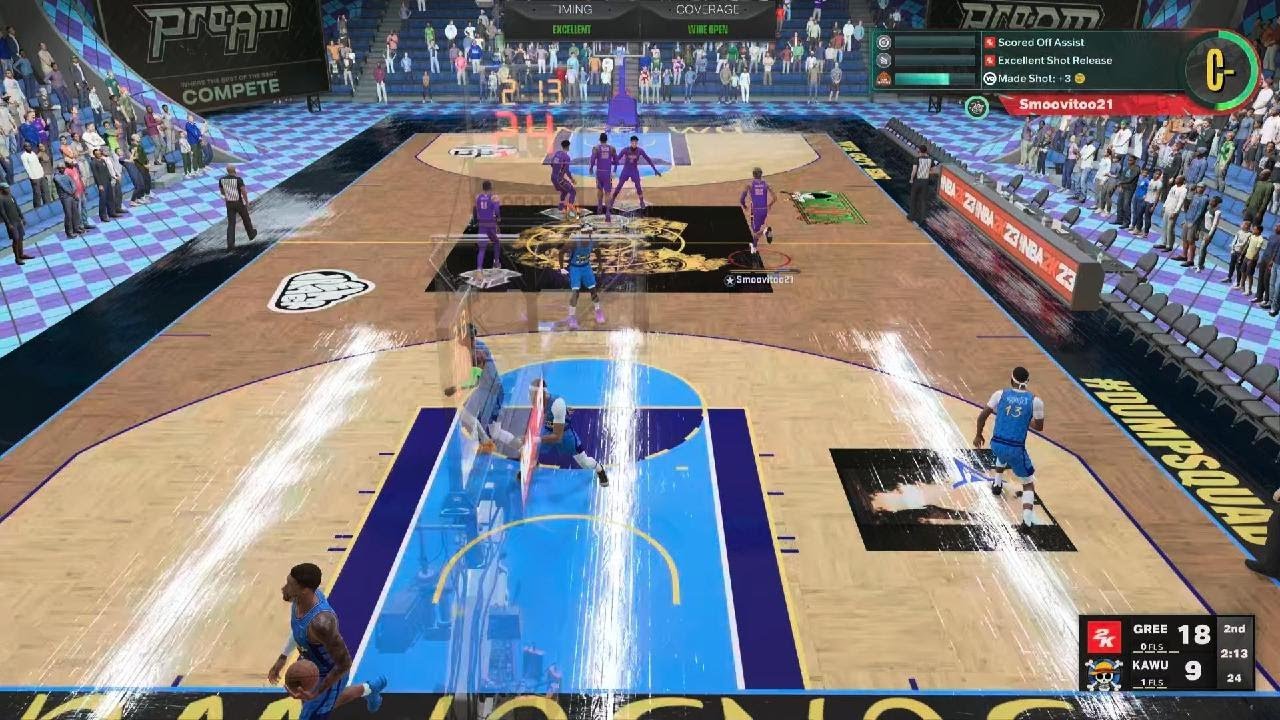 NBA 2K23 First Pro am Gameplay