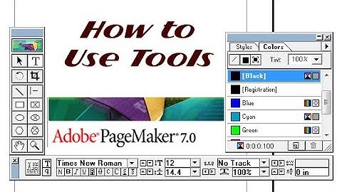 (नेपालीमा) How to use tools in Adobe Pagemaker 7.0 Episode-1 || BP Computer