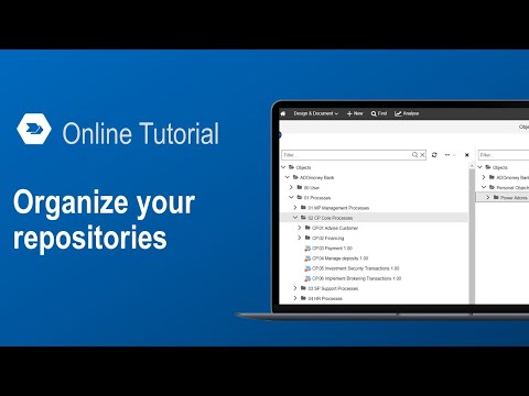 Organize your repositories in ADONIS