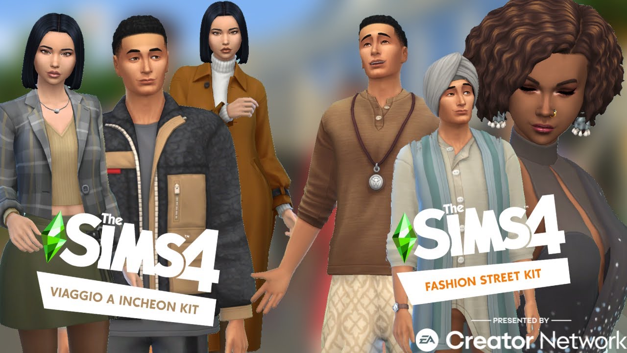 The Sims 4 Kits | DOPPIA USCITA! Viaggio a Incheon + Fashion Street [Full Review] 