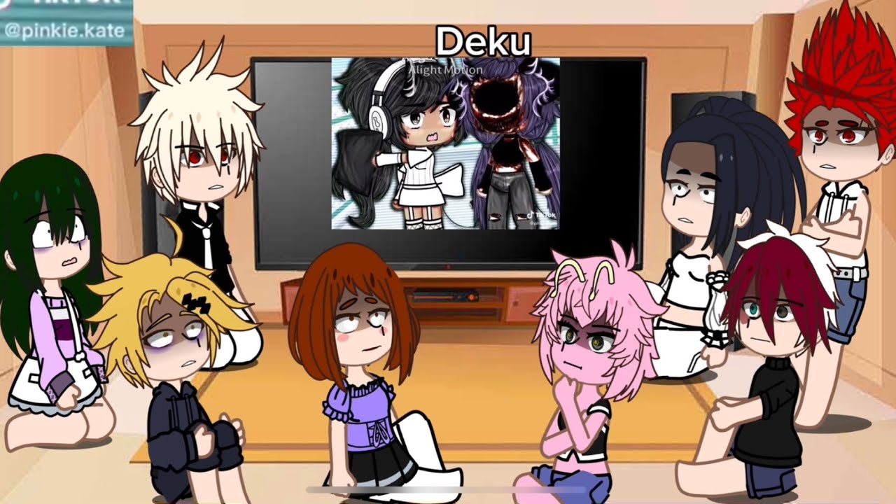 // MHA React To Deku As Random Gacha TikTok// Part 1// First vid.