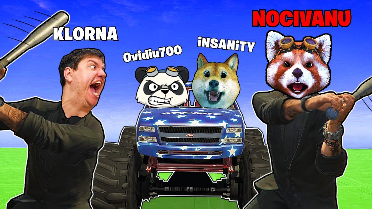 BATAIE 2 VS 2 si SUMMO CU MASINI in GTA 5 *IMPOSIBIL Sa Nu Razi*