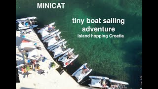 Island hopping with 8 tiny boats - MINICAT Croatia Adventure´24