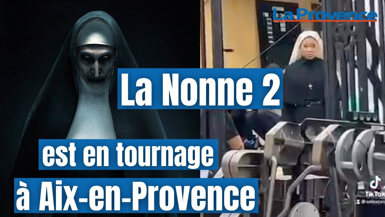 En direct, Vidéo : le film d'horreur La Nonne 2 est en tournage à  Aix-en-Provence