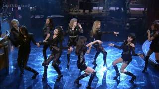 Kpop Girl group Girl's Generation ( SNSD ) in David letterman ( USA show ) 