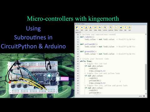 Using Subroutines in CircuitPython & Arduino - YouTube