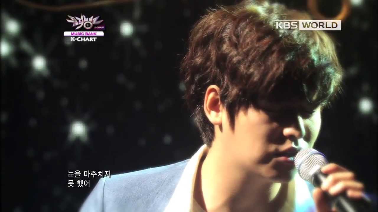 [Music Bank K-Chart] Lee Jang-woo - World I Couldn't Say (2012.09.07)
