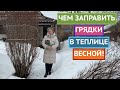 ЧЕМ ЗАПРАВИТЬ ГРЯДКИ В ТЕПЛИЦЕ, ЧТОБЫ ПОВЫСИТЬ ПЛОДОРОДИЕ!