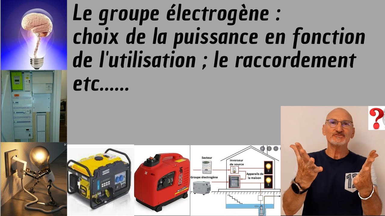Le groupe électrogène choix puissance ,utilisation etc YouTube — free download