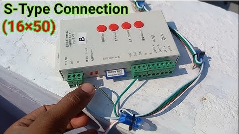 (16×50) Pixel LED Connection || Pixel S-Type Connection || Pixel Light Decoration