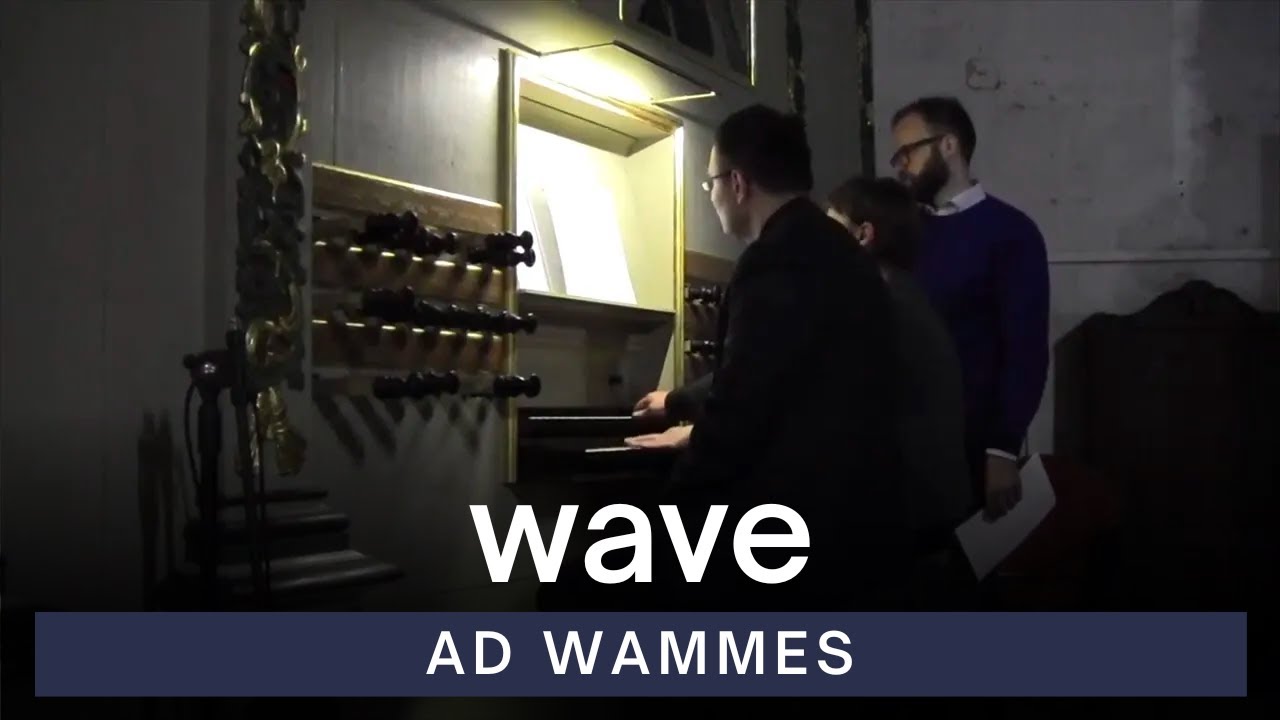 Ad Wammes Wave for Organ Duet 1719 Andreas Hildebrandt Organ in