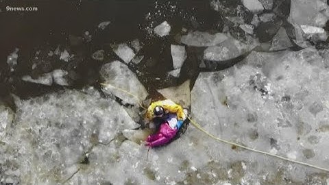 Fire departments using drones to aid in underwater ice rescues