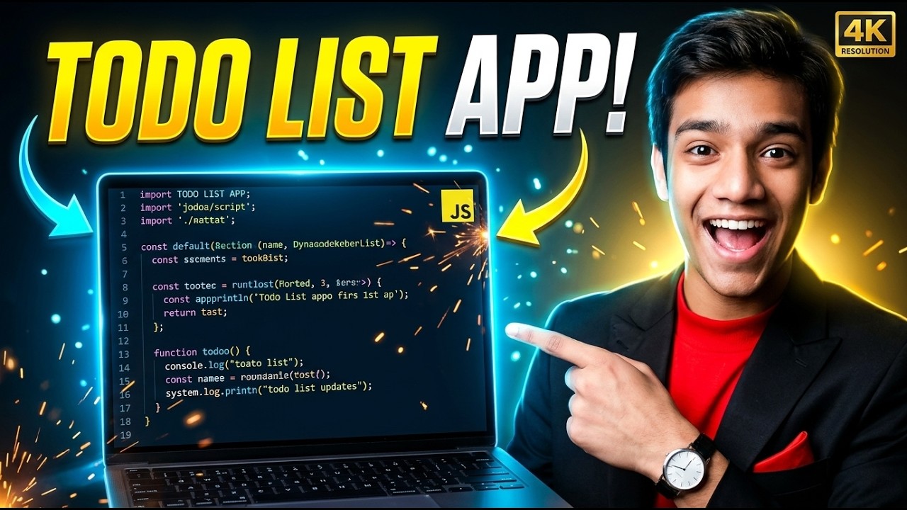 Build a Todo List App with JavaScript | Beginner JavaScript Project ...