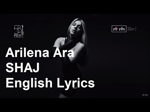 Arilena Ara - Shaj - English Translation - Lyrics - Winner - Eurovision Albania 2020 Participant