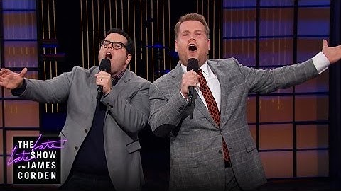 Josh Gad Sings His Way Into James Corden