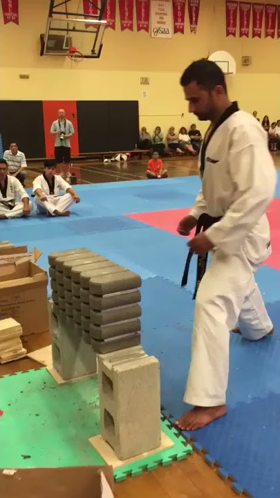 Taekwondo Kukkiwon 5th Dan Testing Breaking Portion