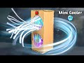 How to Make Cooler With Cardboard | Mini Cooler Kaise Banaye