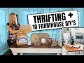 10 Farmhouse Trash to Treasure DIY's - Mega Thrift Flip Haul