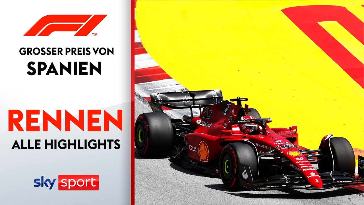 Leclerc-Drama in Barcelona Rennen - Highlights Großer Preis von Spanien Formel 1