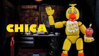 CHICA (FNAF1) TUTORIAL DE PLASTILINA - CLAY