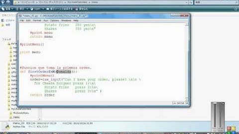 Aprendiendo a programar en python No 6 Tomando la orden