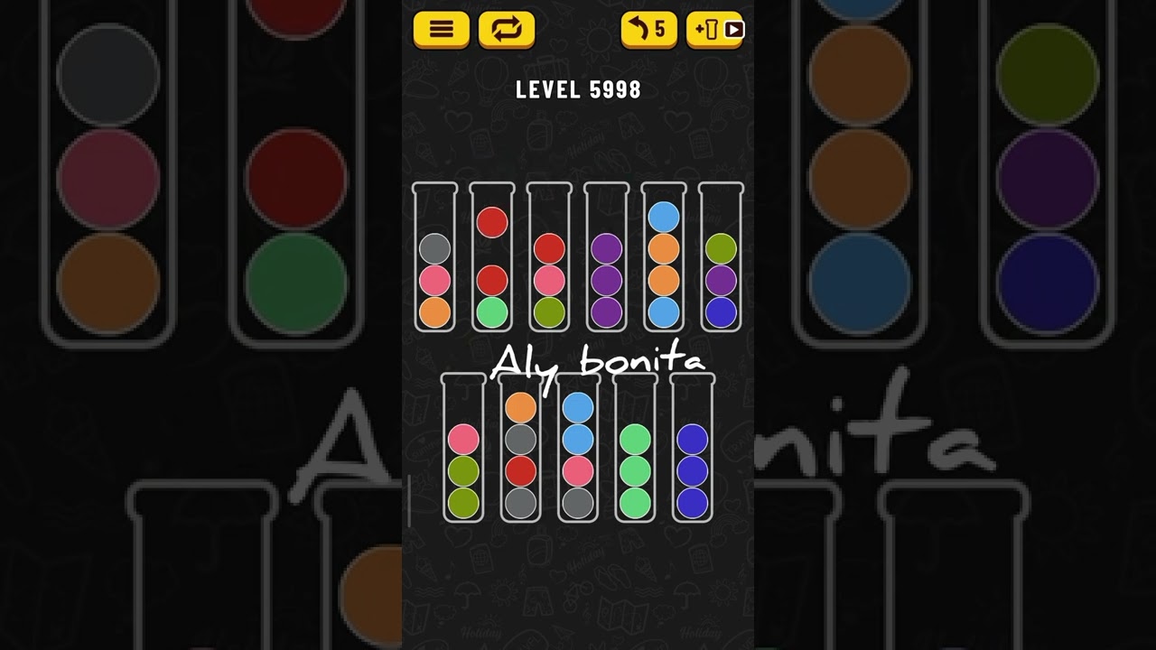 ball sort puzzle level 5998