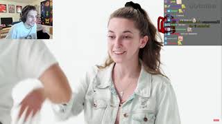 xQc Reacts to 1 Bisexual Woman Swipes 20 Men and Women  Jubilee 1080pFHR