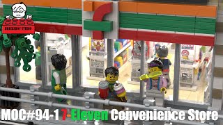LEGO MOC#94-1 7-Eleven Convenience Store, Japan Office Building 1st floor, レゴセブン-イレブンコンビニ, 樂高7-11便利店