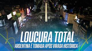 ARGENTINA TEM FESTA INSANA E 'INVASÃO' APÓS CLASSIFICAÇÃO ÉPICA CONTRA A INGLATERRA