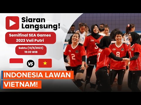 Jadwal Siaran Langsung Semifinal Voli Putri SEA Games 2023: Indonesia Vs Vietnam Pukul 19.30 WIB