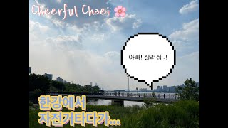 Cheerful Chaei VLOG (아빠랑 자전거타기/일본어자막)