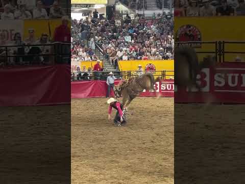Saddle Bronc at Snake River Stampede in Nampa, Idaho 6/17/25