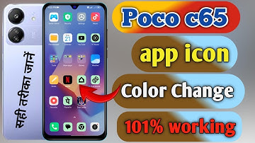 poco c65 app colour problem, poco c65 app color change, poco c65 display color change