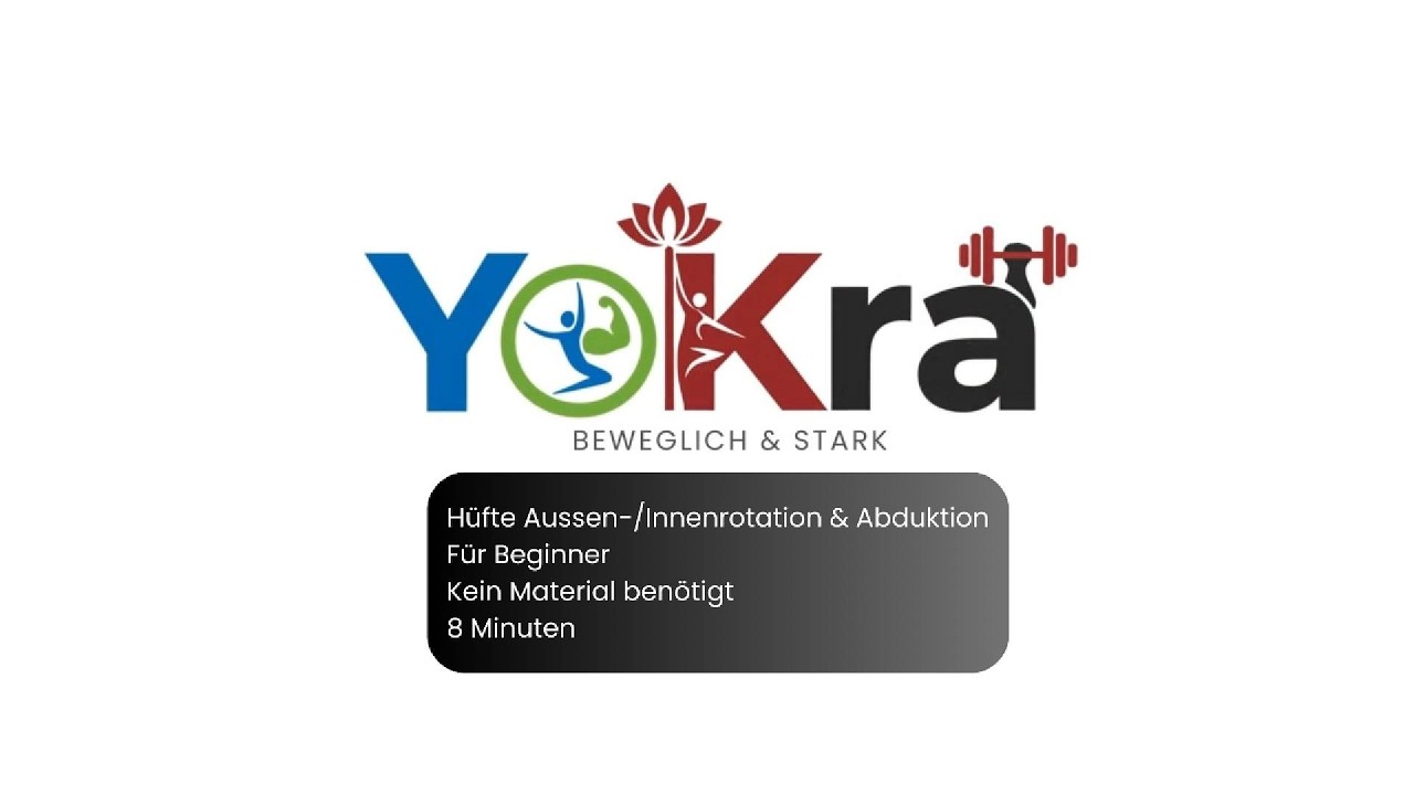 YoKra Hüft Flow | Bewegliche & starke Hüften | Beginner | 8 Minuten