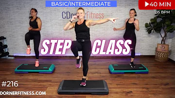 INTERMEDIATE STEP CARDIO Aerobics Workout 🔥40 minutes 🔥 #216