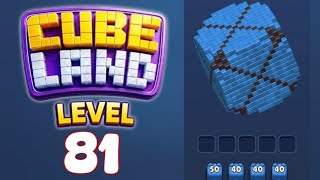 Cube Land Puzzle Level 81 Walkthrough